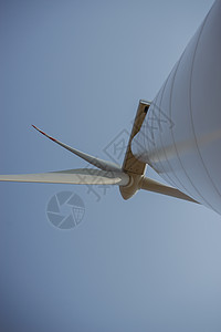 阳光明媚的风涡轮素技术气候生产蓝色自然绿色活力天空涡轮发电机图片
