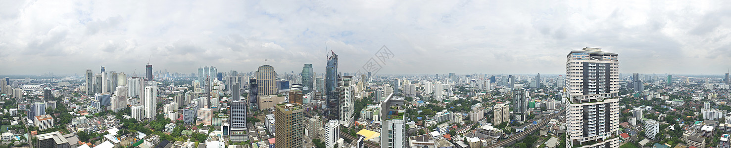 Bangkok市的舒普维特地区全景图片