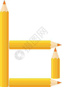 重新排列字母b的彩色木制铅笔概念图片