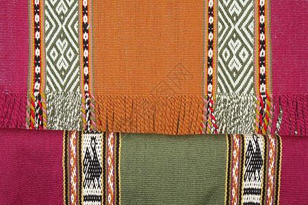彩色图案羊毛织物的细节拍摄红色风格工艺墙纸手工编织文化市场骆驼装饰图片