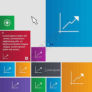图表图标符号 按钮 现代界面网站按钮 带有光标指针 矢量网络投资信息经济艺术馅饼黑色流动营销生长图片