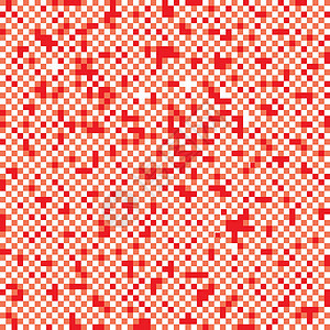 抽象方形像素马赛克背景像素化盒子白色蓝色网格数字化创造力技术插图墙纸图片