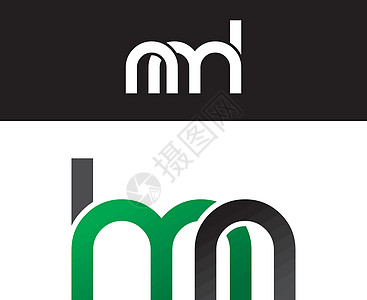 首字母链接重叠大写徽标绿色黑色创造力公司营销网络圆圈创新圆形小写金子品牌图片