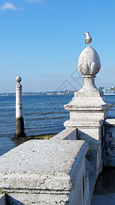 葡萄牙里斯本蓝色天空日落海浪季节旅游天气城市阳光中心图片