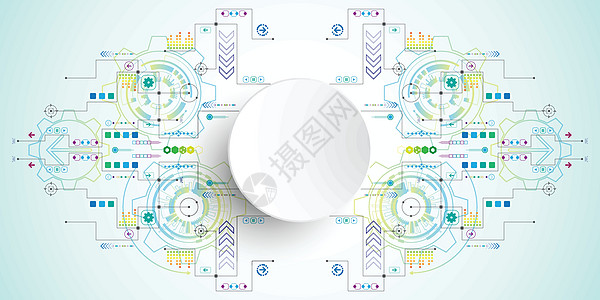 矢量抽象背景技术创新商业墙纸电脑横幅出版物技术科学几何学插图互联网图片