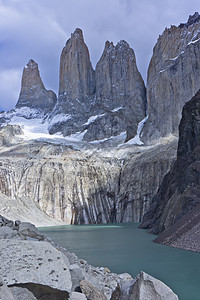 Patagonia 智利 南美洲花岗岩冰川山脉蓝色拉丁图片