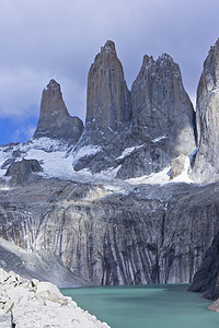 Patagonia 智利 南美洲蓝色花岗岩山脉冰川拉丁图片