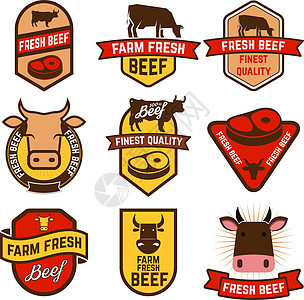 农场新鲜牛肉图片
