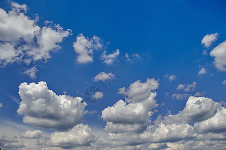 蓝色天空和云彩的天空全景横幅阳光辉煌图片