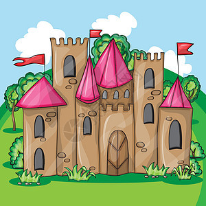 卡通童话城堡图片