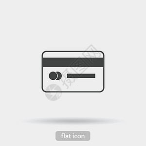 信用卡 iconBlack 矢量是类型 EPS1贷款银行业技术零售债务信用电脑经济现金界面图片