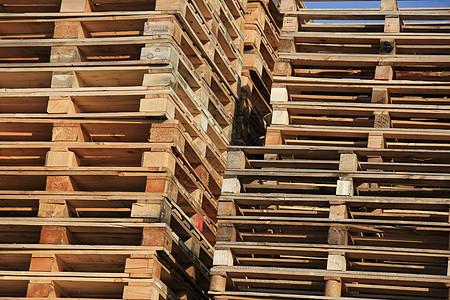 托盘存储货物商业船运库存运输托盘贮存工业木头仓库图片