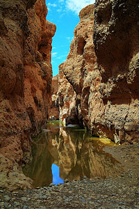 Tsauchab河的Sesriem峡谷图片