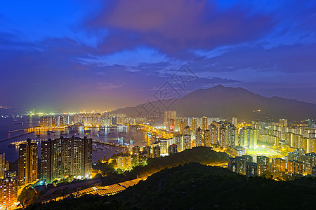 栋门天线和中国南海夜深土地市中心远足眼睛财产建筑天空城市海洋城堡图片