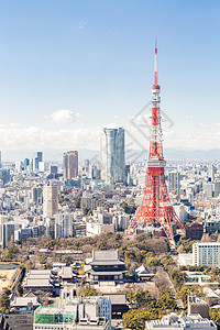 日本东京东京塔城市天线地方天际旅游观景台摩天大楼目的地景点地标图片