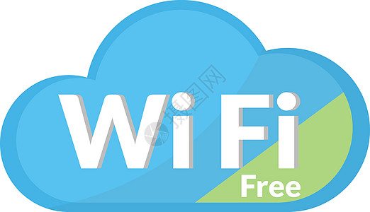 云 WiFi 图标是基本矢量 iconEPS1网络娱乐演讲广播技术商业天线海浪阴影互联网图片