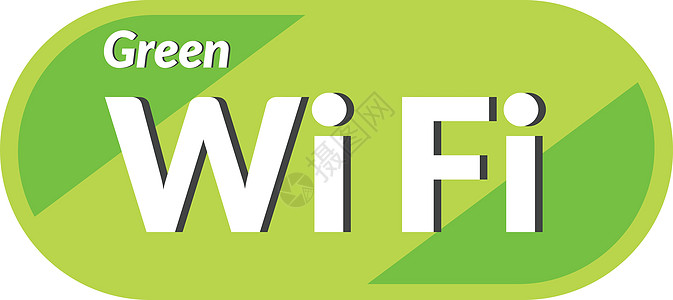 绿色 WiFi 图标是基本矢量 iconEPS1图片