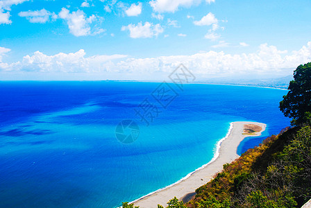 稀有的西西维视图天空景色蓝色大海海岸线美女图片