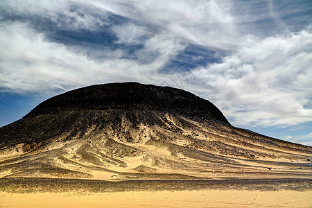 巴哈里亚埃及黑沙漠山区地貌(Bahariya 埃及)图片