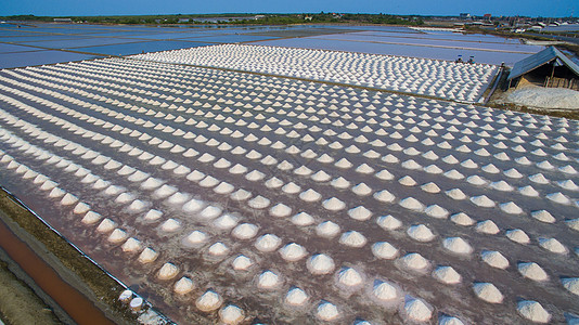 泰国海原盐产养殖场中海水盐含量的升温背景