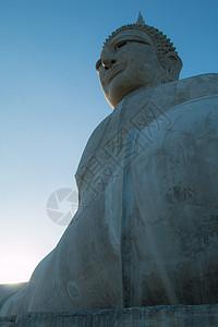 马诺罗姆穆达汉大佛山省爬坡情调吸引力天空青铜游客纪念碑寺庙信仰宗教图片