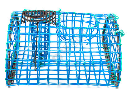 传统章鱼陷阱渔业海洋海鲜渔夫绳索螃蟹齿轮龙虾塑料篮子图片