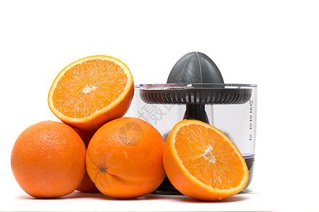自动榨汁机自动橙汁机机饮料橙子厨房果汁榨汁机茶点水果厨具产品白色背景