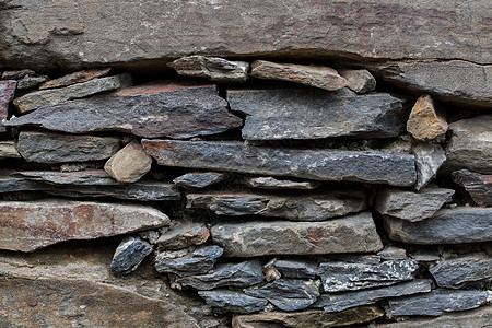 片岩瓷砖乡村裂缝风化岩石材料石板石头黑色图片