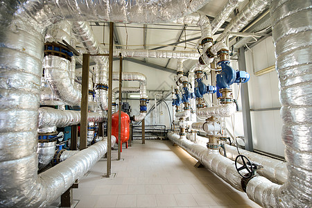 燃气锅炉房工厂机械机器活力温度空气工业温暖加热技术图片