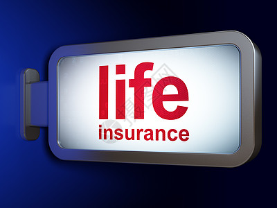 生命保险保险概念 人寿保险 广告牌背景人寿保险展示合同金融政策城市木板投保人营销公共汽车框架背景