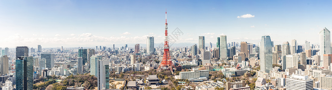 日本东京东京塔景点地方目的地景观旅游地标观景台全景旅行天际图片