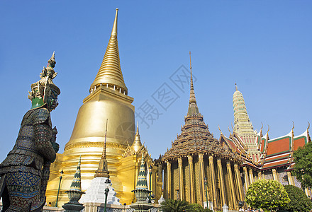 泰国曼谷大宫奢华上帝旅游建筑学建筑旅行雕像艺术精神宗教图片