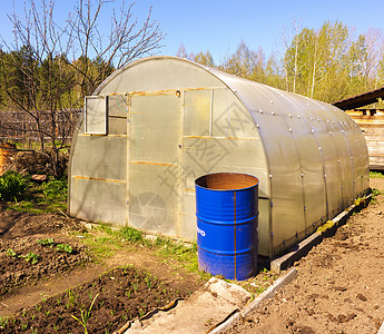 现代碳聚碳化合物温室建筑学种植季节植物蔬菜温室保健生长生态农业图片