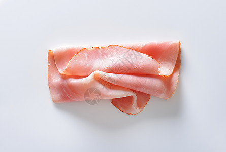 烤火腿切片食物猪肉冷盘火腿高清图片