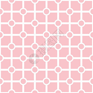粉粉和白矢量瓷砖图案图片