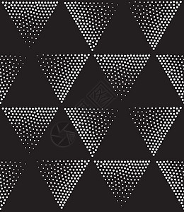 向量几何无缝模式 重复抽象点织物插图纺织品圆形艺术潮人墙纸三角形艺术品星星图片