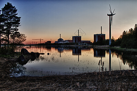 Olkiluoto核电厂工厂技术原子水平烟囱商业放射性环境车站建筑图片
