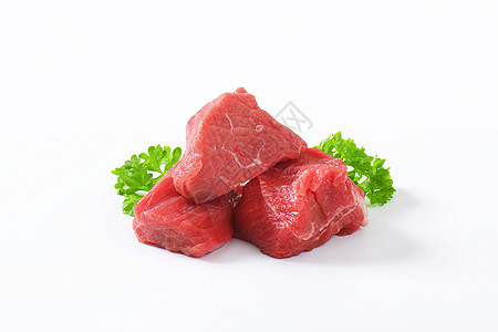 切牛肉饼干牛肉立方体牛扒食物红肉背景