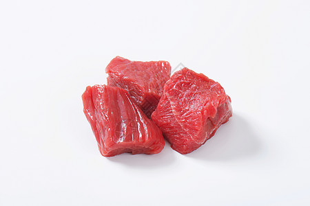 切牛肉饼干牛肉立方体食物牛扒红肉背景