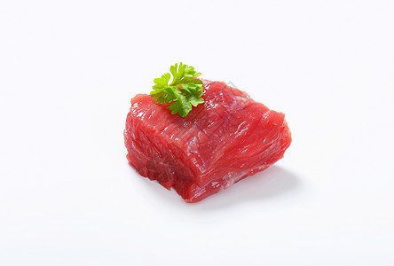 生牛肉肉块食物立方体牛扒红肉图片