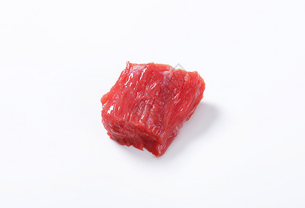 生牛肉肉块牛扒立方体红肉食物图片