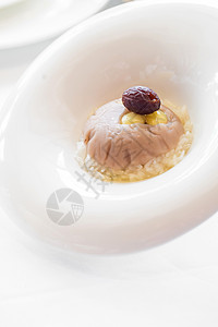 热粘糊米饭和塔罗水果坚果餐厅食物美食黄色塔拉白色芋头草本植物图片