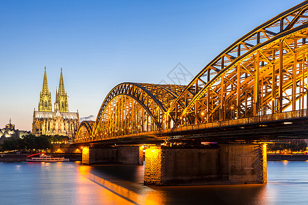 德国科隆大教堂吸引力教会主场地标照明建筑学城市建筑旅游图片