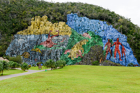 维纳莱斯谷前史的穆拉尔地标壁画旅游图片