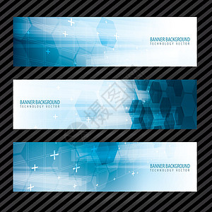 Banner 矢量设计背景蓝色互联网科学公司卡片插图技术网络收藏标签图片
