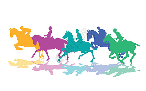 骑马者马背活动小跑骑马骑士团体运动员马术牧场图片