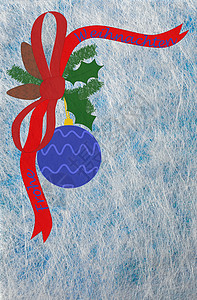 纤维织物和闪光膜和圣诞球圣诞车场景卡片蓝色贺卡丝带灰色电影白色环形材料图片