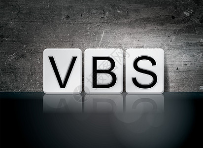 VBS 平铺字母概念和主题图片