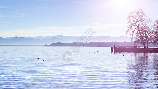 Tutzing 的Starnberg湖视图图片