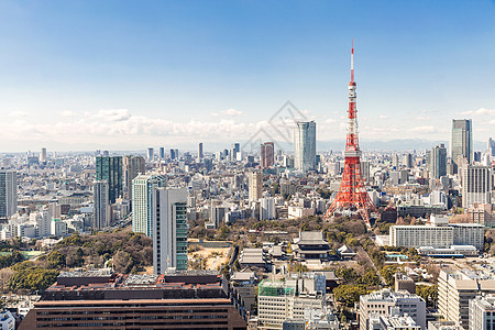 日本东京东京塔目的地天际天线旅游观景台地标景观城市景点旅行图片